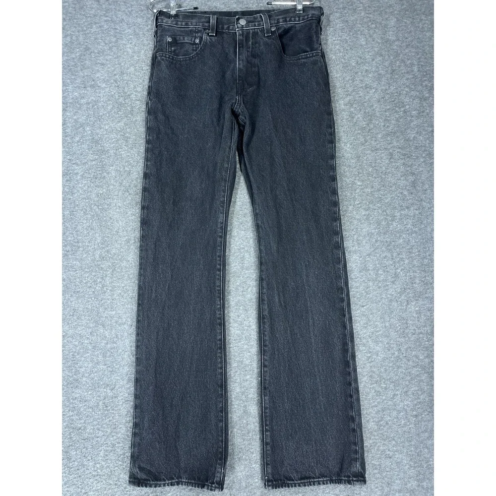 Levis 517 Premium Jeans Mens 30x32 Black Western Cowboy Boot Cut Rodeo
